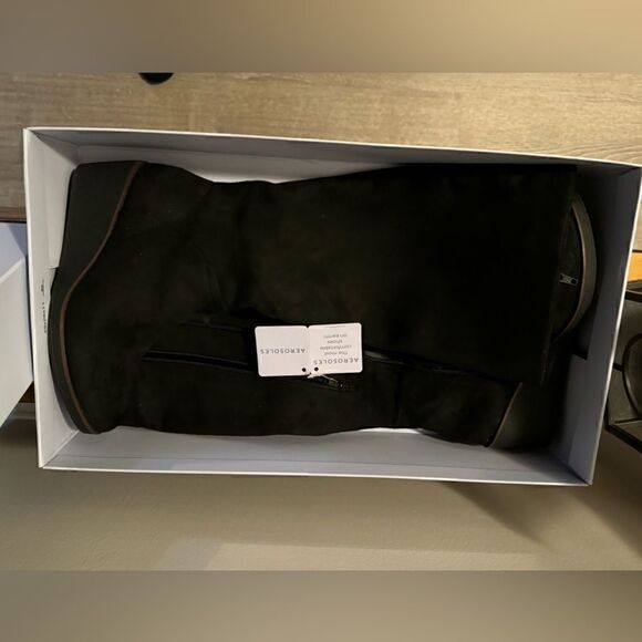 Aerosoles Binocular Winter Boots Black Suede - 8M - New in Box - Picture 9 of 10